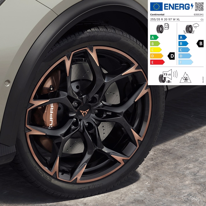CUPRA Formentor 20" vinterkomplethjul