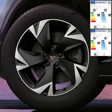 CUPRA Tavascan - 19" Vulcano komplethjul med vinterdæk. (Passer IKKE til TAVASCAN VZ) 